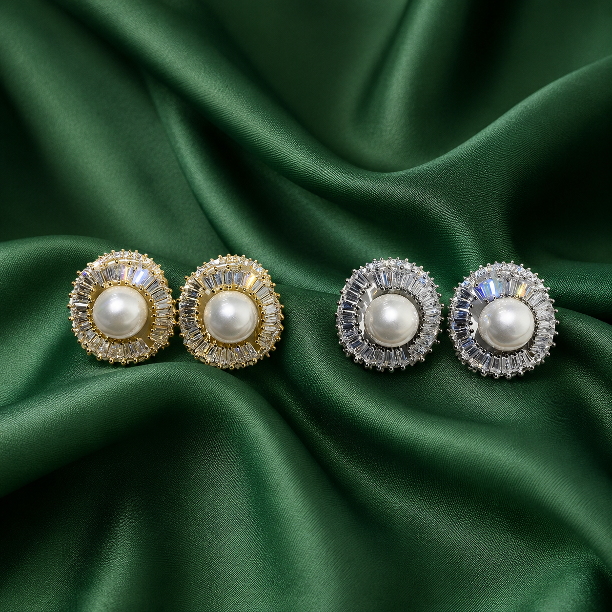 Vesper Pearl • Orecchini a Bottone