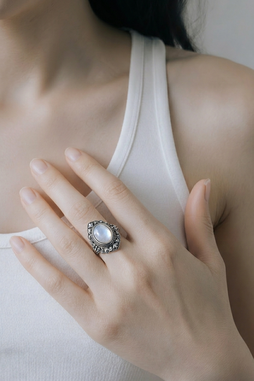 Anello Selene (Argento S925)