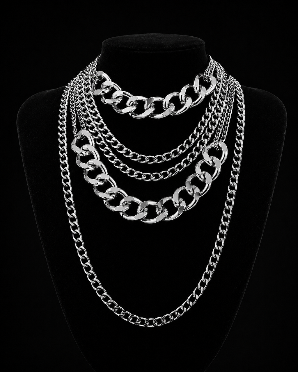 Obsidian Empress • Layered Choker