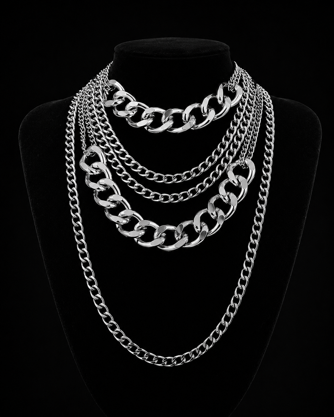 Obsidian Empress • Layered Choker