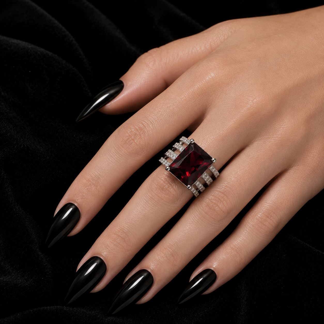 Anello Garnet Poison