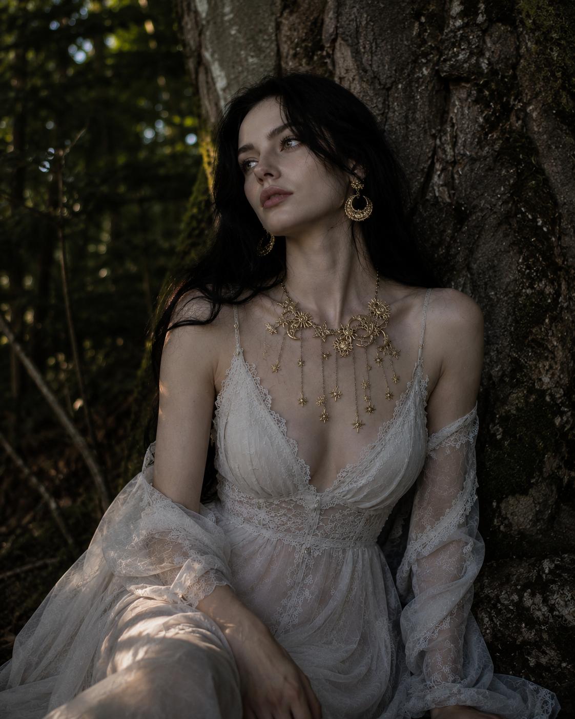 Collana Cascata Celestiale di Selene