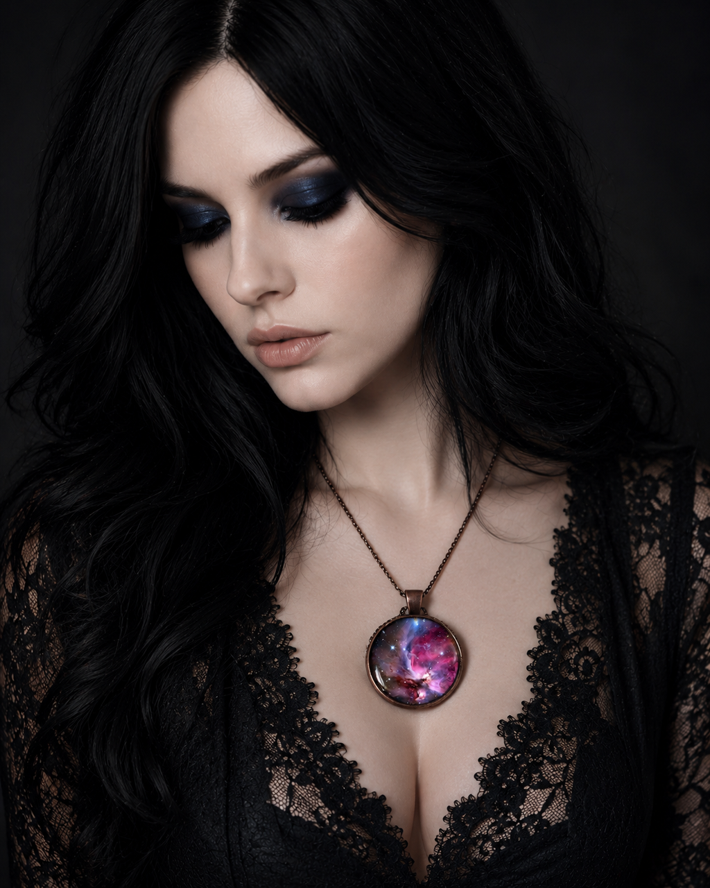 Collana Amuleto Nebula d'Amore
