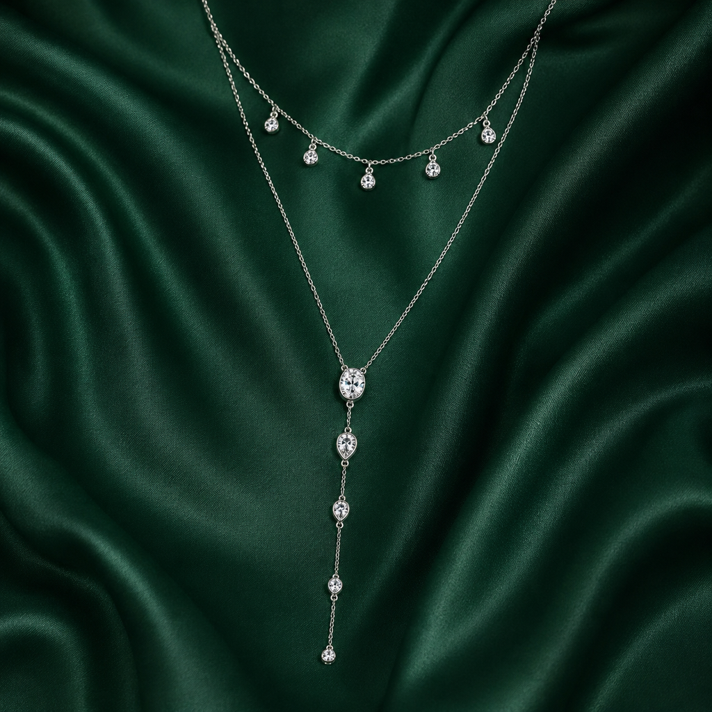 Collana a Y Siren's Call (Argento S925)