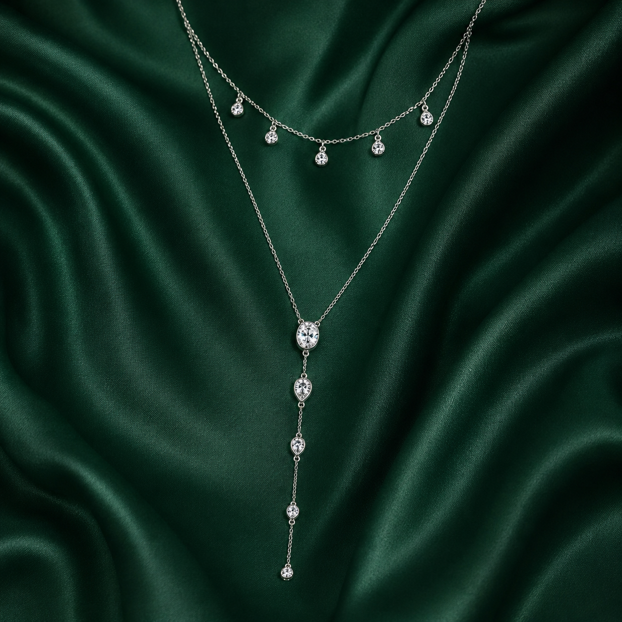 Collana a Y Siren's Call (Argento S925)