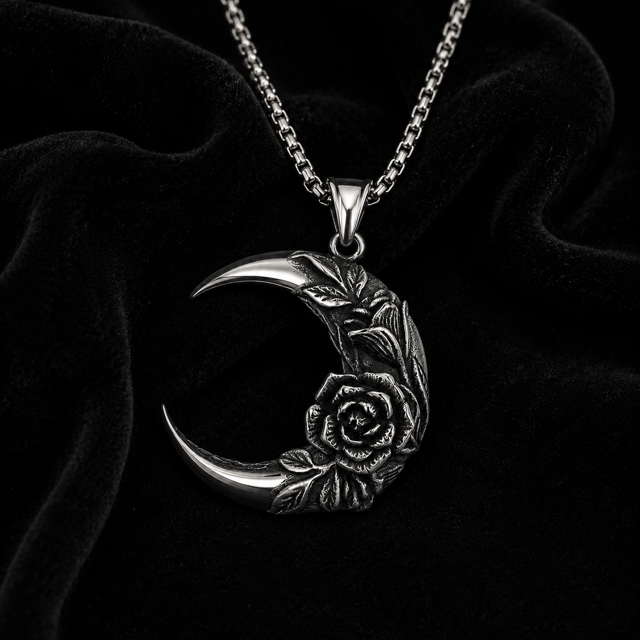 Collana Moon and Rose